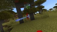 Attacking witches from range is the most effective way of dealing with them (Image via Minecraft)